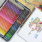 Set di 48 pastelli colorati, pennarelli colorati oleosi