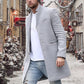 Regalo Ideale - Cappotto Lungo da Uomo in Tweed alla Moda