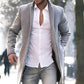 Regalo Ideale - Cappotto Lungo da Uomo in Tweed alla Moda
